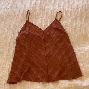 Free People Rust Red Camisole